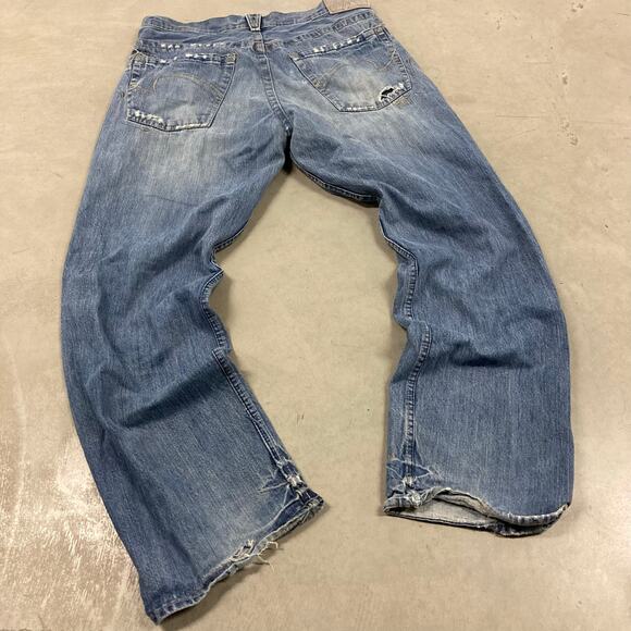 Baggy Y2K union bay Jeans 34x32 - Picture 2 of 7